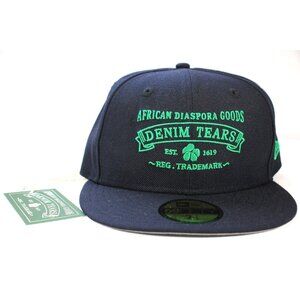 Denim Tears x New Era 7 1/4 Fitted Hat Baseball Cap NEW K675